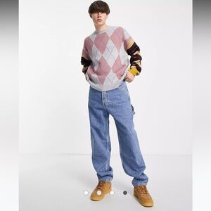 ASOS argyle sweater